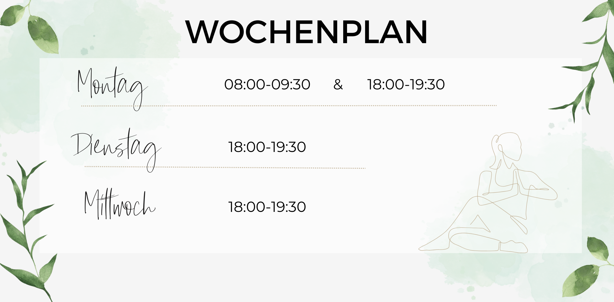 wochenplan